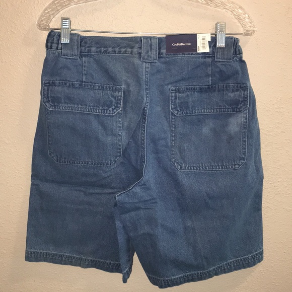 Croft & Barrow Mens Jean Shorts Sz 30 NWT - Picture 2 of 8